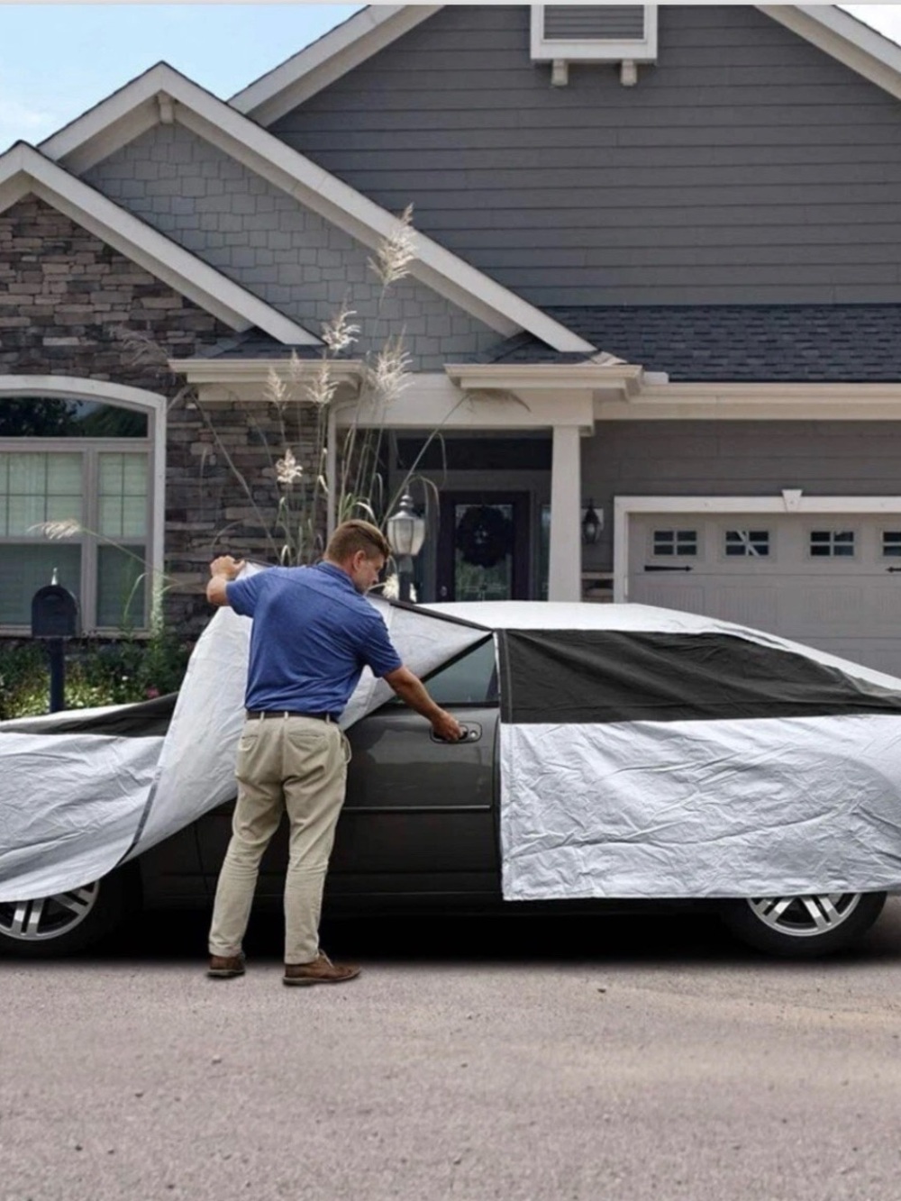 Titan Car Cover All Weather Waterproof Outdoor Heavy Duty Full Sedan Coupe L - Picture 5 of 7
